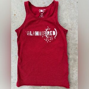 Gap Kids Glamou(RED)❤️ Girls size L(10) Tank Top, GAP “RED 2007”
